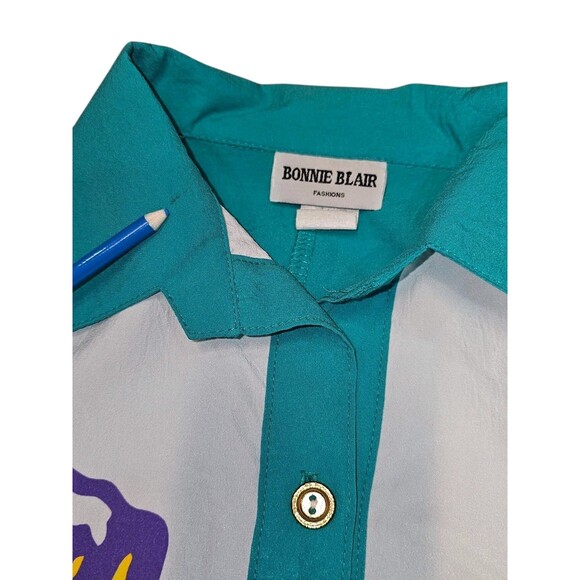 Vintage 80s Womens S Grandmacore Tracksuit 3 Piece Bonnie Blair Top Pants Outfit - Picture 14 of 16